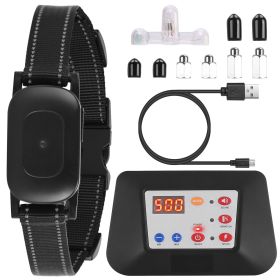 990FT Radius Dog Training Collar Wireless Fence IPX6 Waterproof Pet Beep Vibration Electric Shock Fence System 3 Channels Rechargeable Transmitte (Type: DogFence(With1Collar))